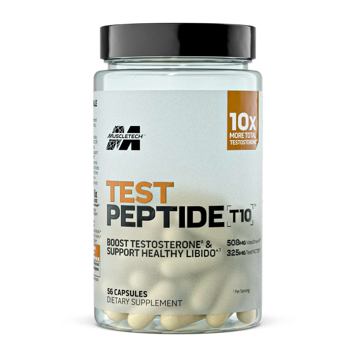 MuscleTech Test Peptide T10 Testosterone Formula 56 Capsules
