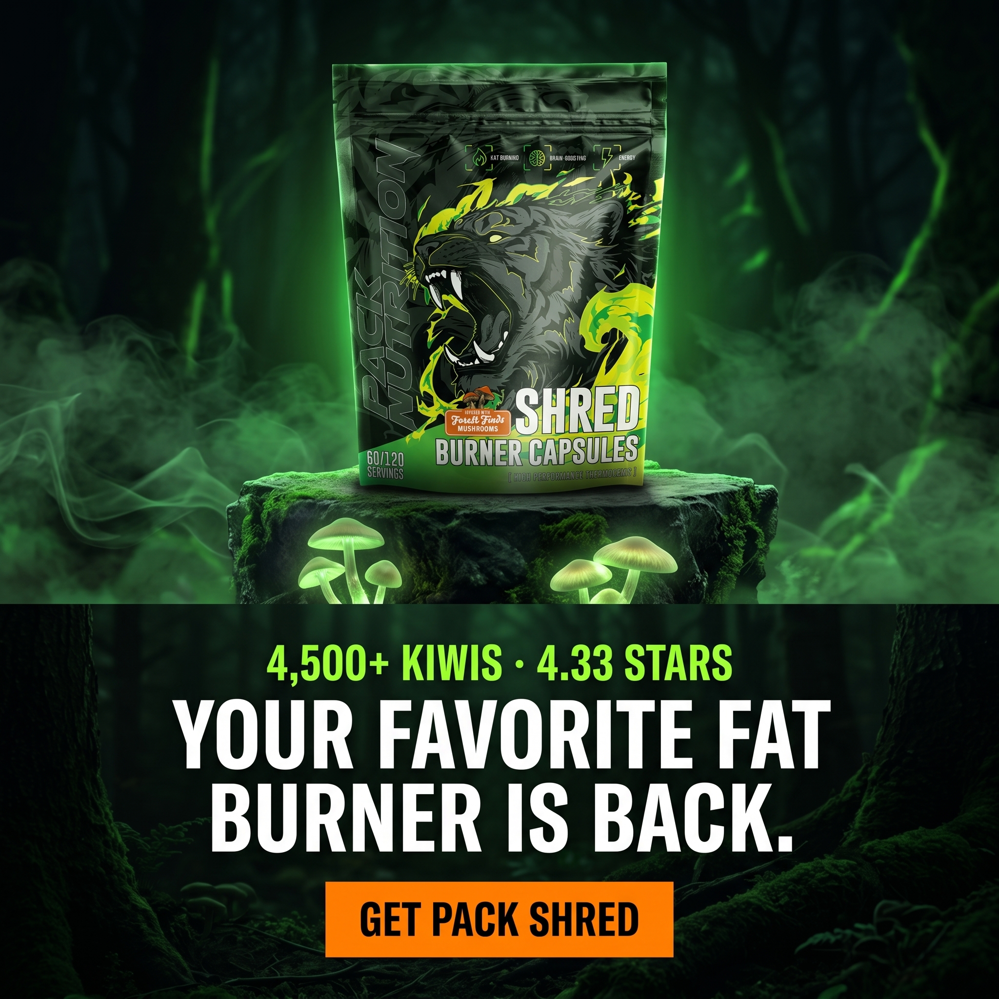 Pack Shred Burner — 35% off