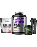 Muscletech Mass Tech Elite 7lb + FREE Gut, Gains & Brain Bundle