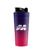 Muscletech Stainless Steel Purple/Pink Shaker