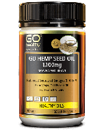 Go Healthy Hemp Seed Oil 1100mg 100 Capsules
