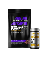 Muscletech Mass Tech Extreme 2000 12lb + FREE Test HD Elite