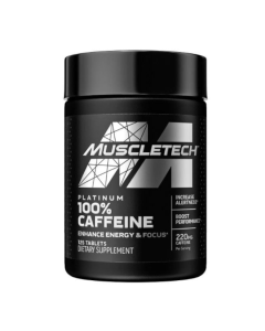 Muscletech Platinum 100% Caffeine 125 Capsules