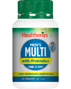 Healtheries Mens Multi + Probiotic 60 Tablets