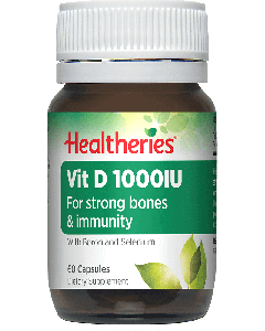 Healtheries Vitamin D3 1000iu 60 Capsules