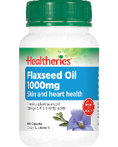 Healtheries Flaxseed Oil 1000mg 100 Capsules