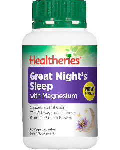 Healtheries Great Night Sleep + Magnesium 60 Capsules