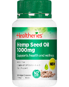 Healtheries Hemp Seed Oil 60 Capsules