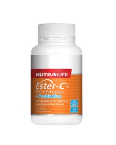 Nutra-Life Ester-C + Echinacea + Probiotic Chewable 60 Tablets