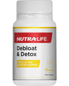 Nutra-Life Debloat & Detox 60 Caps