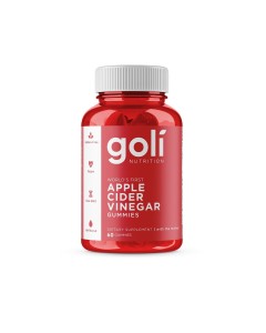 Goli Apple Cider Vinegar Gummies - 60 Serves - Dated 8/25