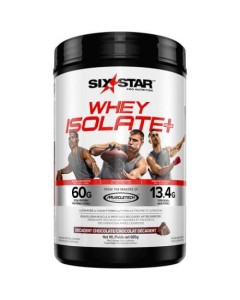 Six Star Whey Isolate Plus 1.5lb - Decadent Chocolate