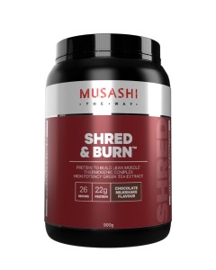 Musashi Shred And Burn Protein 900g