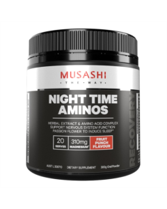 Musashi Night Time Aminos - Fruit Punch 03/24 Dated
