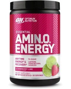 Optimum Nutrition Amino Energy 30 Serves - Strawberry Lime 11/23 Dated (CLEARANCE)