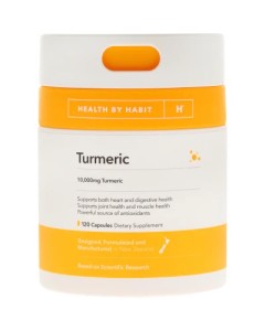 Health By Habit Turmeric 120 Capsules