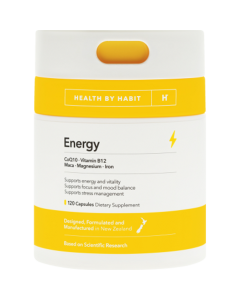 Health By Habit Energy 120 Capsules