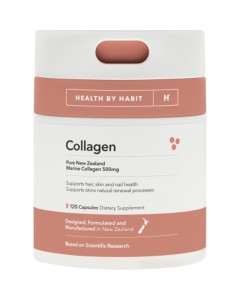 Health By Habit Collagen 500mg 120 Capsules