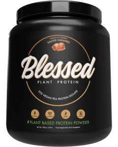EHP Labs Blessed Plant Protein 1lb - Salted Caramel 04/24 Dated