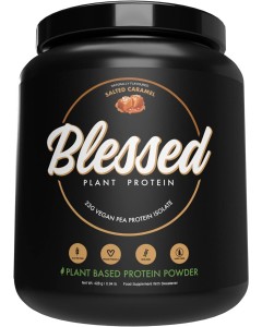 EHP Labs Blessed Plant Protein 1lb - Salted Caramel 25/04/24 Dated