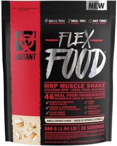 Mutant Flex Food 1.94lb Vanilla Cupcake - Dated 5/25