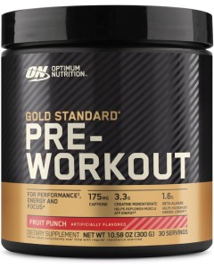Optimum Nutrition Gold Standard Pre-Workout 30 Serves - Fruit Punch 03/24 Dated