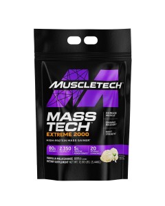 Muscletech Mass Tech Extreme 2000 12lb - Vanilla 04/25 Dated