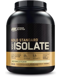 Optimum Nutrition Gold Standard 100% Whey Isolate 5lb - Vanilla 05/24 Dated