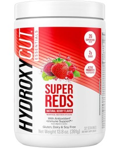Hydroxycut Essentials Super Reds 32 Serves - Berry 04/24 Dated