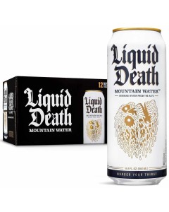 Liquid Death Mountain Water (12 Pack)