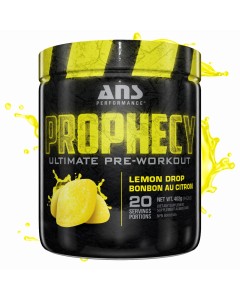 ANS Performance Prophecy Pre-Workout - Lemon Drop 03/25 Dated