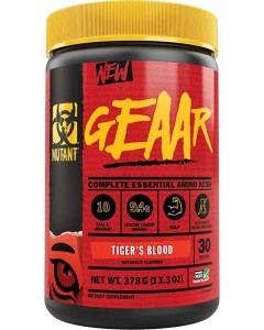 Mutant GEAAR BCAA + EAA 30 Serves - Tigers Blood 04/24 Dated