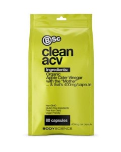 BSC Clean Acv 80 Capsules