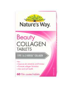 Natures Way Beauty Collagen Tablets 60 Serves - 04/24 Dated
