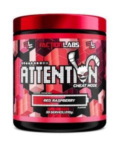Faction Labs Attention Cheat Mode Red Raspberry - Dated 05/25
