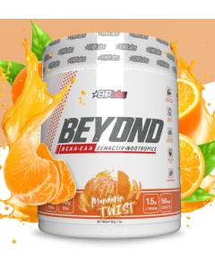 EHP Labs Beyond BCAA - 60 Serves Mandarin Twist - Dated 08/25