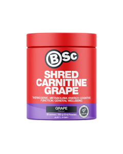 BSC Shred Carnitine 300g Grape - Dated 02/26