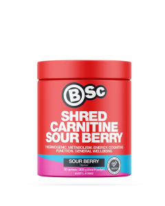 BSC Shred Carnitine 300g Sour Berry - Dated 08/25