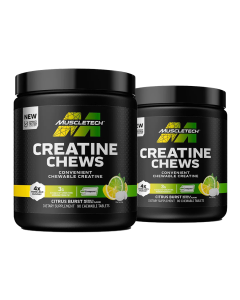 MuscleTech Creatine Chews 90 Chewable Tablets Twin Pack