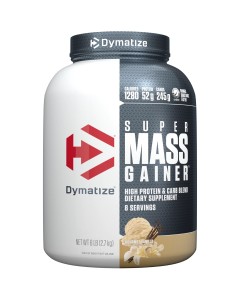 Dymatize Super Mass Gainer 6lb - Vanilla 05/24 Dated