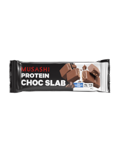Musashi Protein Choc Slab 58g (Single) - Milk Chocolate 05/24 Dated
