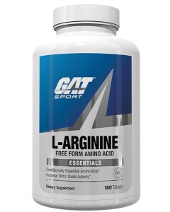 GAT Essentials L-Arginine 180 Capsules - Dated 11/26