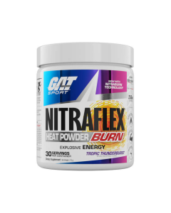 GAT Sport Nitraflex Burn 30 Serves Tropic Thunderburst - Dated 10/25