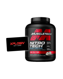 Gift Card + Muscletech Nitro- Tech 1.8kg