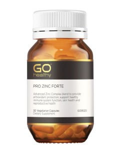 Go Healthy Pro Zinc Forte 30 Capsules