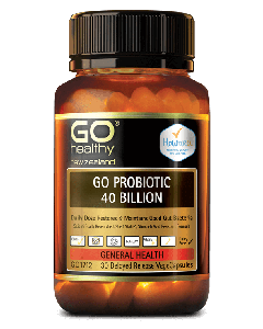 Go Healthy Probiotic 40 Billion 30 Vege Capsules - 06/24 Dated