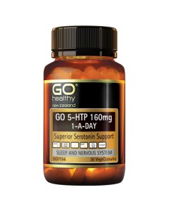 Go Healthy 5-htp 160mg 1-a-day 30 Vege Capsules