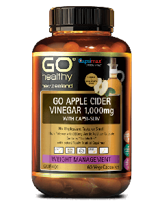 Go Healthy Apple Cider Vinegar 1000mg With Capsi Slim Capsules- 60s