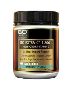 Go Healthy Extra-c 1200+ High Potency 200 Capsules