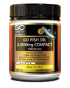 Go Healthy Fish Oil 2000mg Odourless 230 Capsules